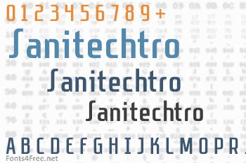 Sanitechtro Font