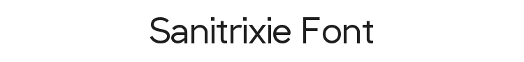 Sanitrixie Font