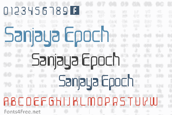 Sanjaya Epoch Font