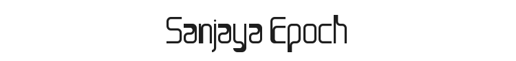 Sanjaya Epoch Font Preview