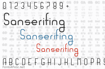 Sanserifing Font