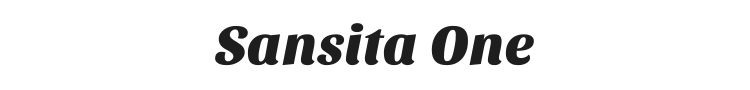 Sansita One Font