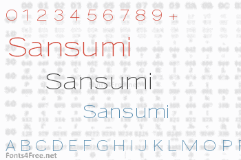 Sansumi Font