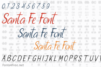 Santa Fe Font