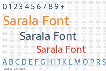 Sarala Font