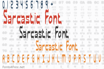 Sarcastic Font