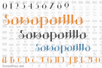 Sarsaparilla Font