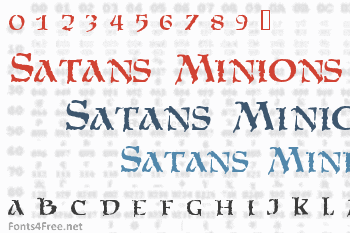 Satans Minions Font