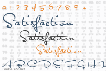 Satisfaction Font