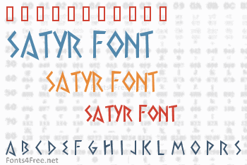 Satyr Font