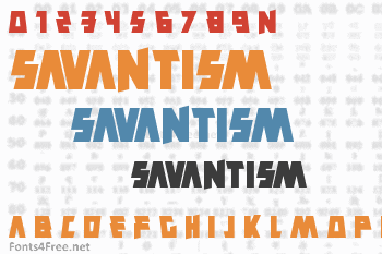 Savantism Font