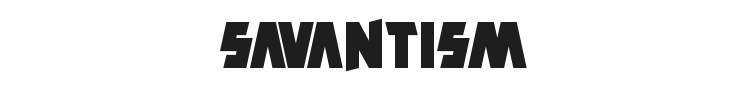 Savantism Font