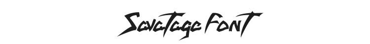 Savatage Font Preview