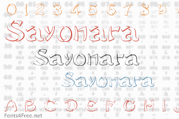 Sayonara Font