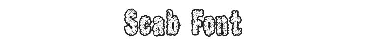 Scab Font Preview