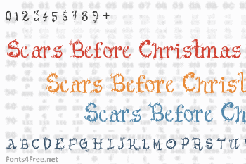 Scars Before Christmas Font