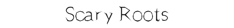 Scary Roots Font Preview