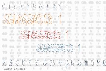 Schosszeit 1 Font