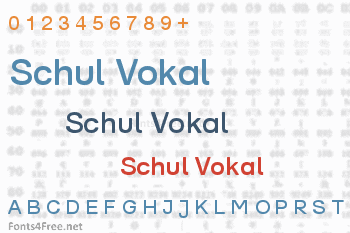 Schul Vokal Font