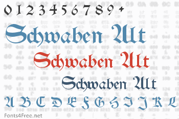 Schwaben Alt Font