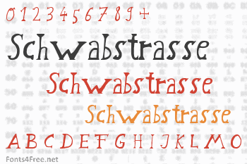 Schwabstrasse Font