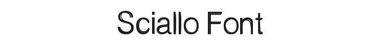 Sciallo Font