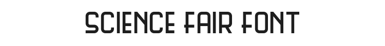 Science Fair Font