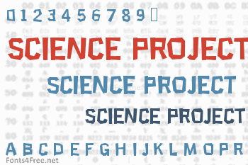 Science Project Font