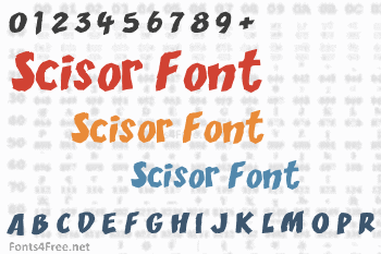 Scisor Font