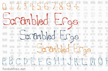 Scrambled Ergs Font