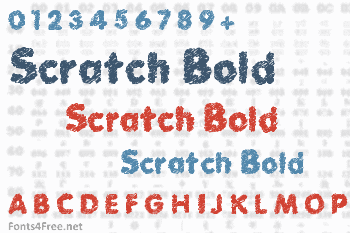 Scratch Bold Font