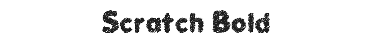 Scratch Bold Font