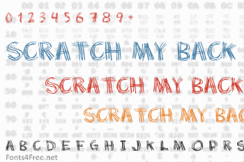 Scratch my back Font