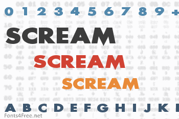 Scream Font