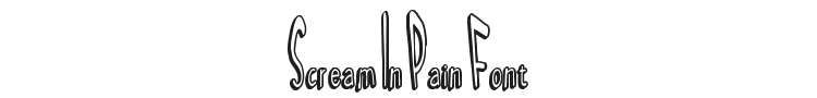 Scream In Pain Font Preview