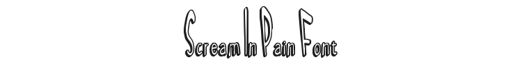 Scream In Pain Font