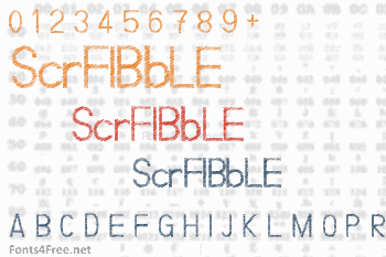 ScrFIBbLE Font
