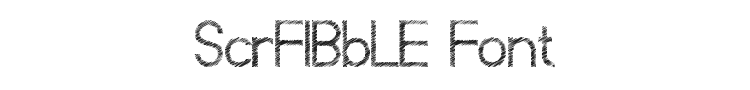 ScrFIBbLE Font Preview