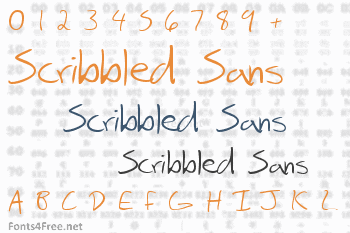 Scribbled Sans Font