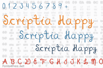 Scriptia Happy Font