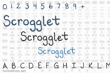 Scrogglet Font