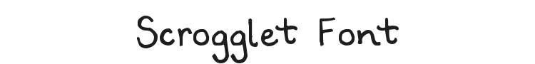 Scrogglet Font Preview