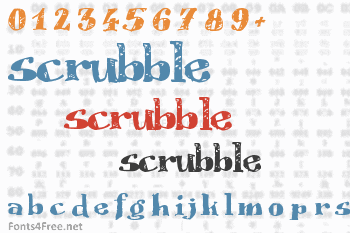 Scrubble Font