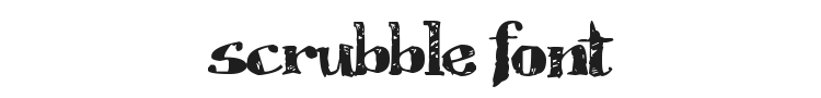 Scrubble Font