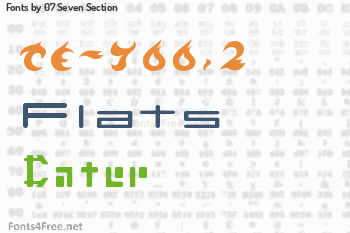 07 Seven Section Fonts