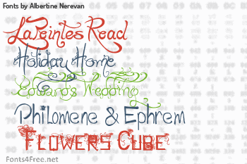 Albertine Nerevan Fonts