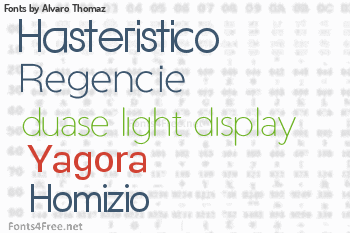 Alvaro Thomaz Fonts