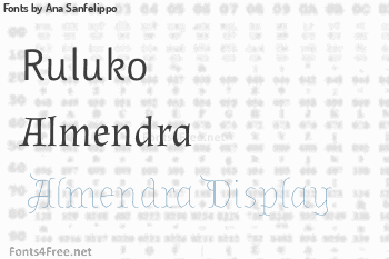 Ana Sanfelippo Fonts