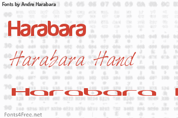 Andre Harabara Fonts