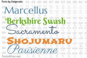 Astigmatic Fonts